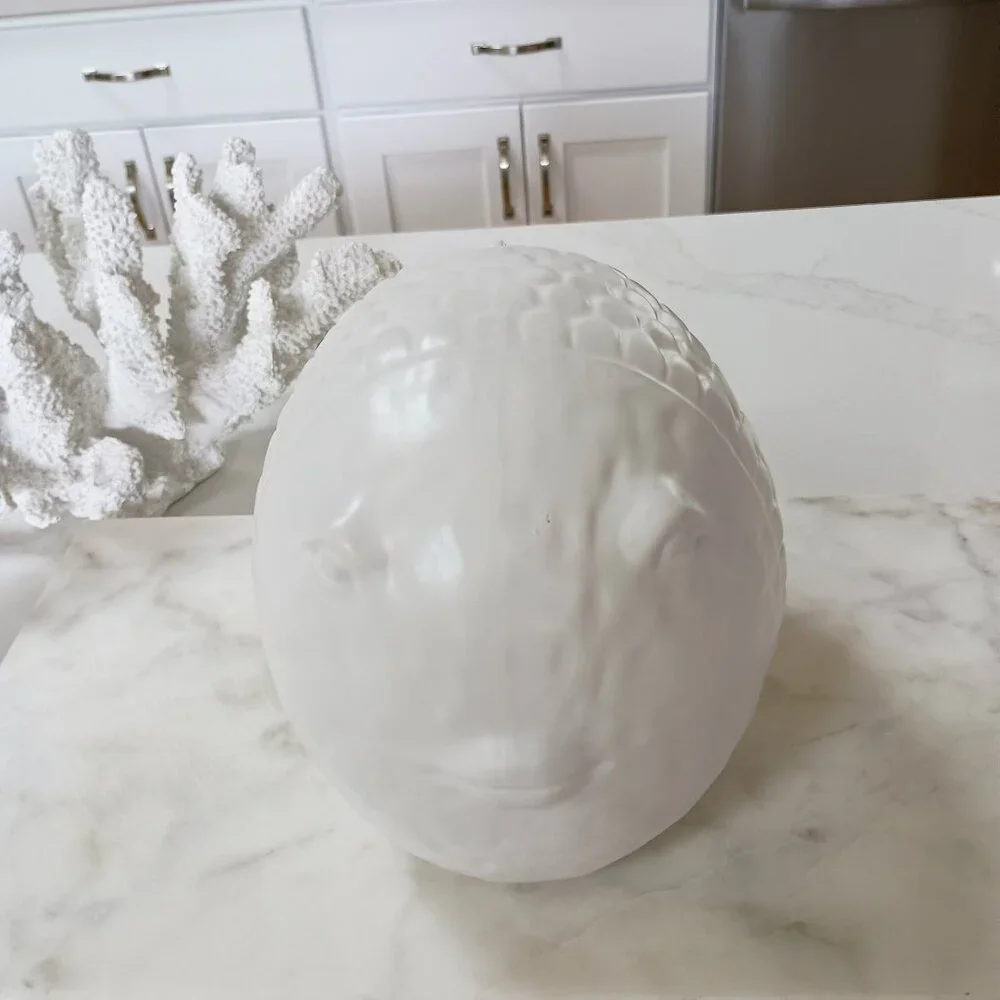 NEW! COASTAL COTTAGE BLOW FISH PUFFER DECOR
